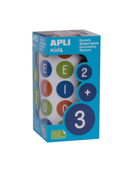 GOMETS APLI ROLLO ABC MULTICOLOR REMOVIBLE Ø 20 mm  16797