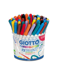 BOTE 72 ROTULADORES GIOTTO TURBO GLITTER