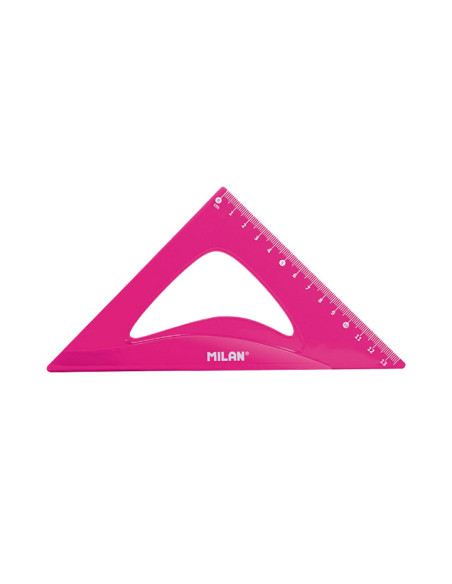 MILAN REGLAS FLEX&RESISTANT 30CM ROSA TRANSLUCIDO KIT DE 4 PIEZAS
