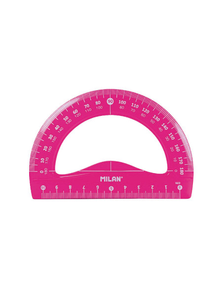 MILAN REGLAS FLEX&RESISTANT 30CM ROSA TRANSLUCIDO KIT DE 4 PIEZAS