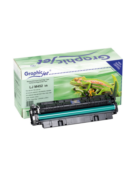 CARTUCHO DE TÓNER GRAPHICJET DE ALTA CAPACIDAD N410X ALTERNATIVA A CARTUCHO N410X HP