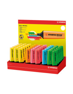 MARCADOR FLUOR STABILO BOSS 70 EXPOSITOR de  45