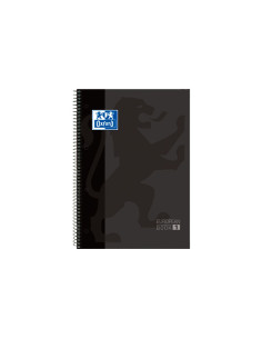 OXFORD CUADERNO CLASSIC EUROPEANBOOK 1 WRITE&ERASE 80H A4 1 LINEA MICROPERFORADO TEXTRADURA NEGRO
