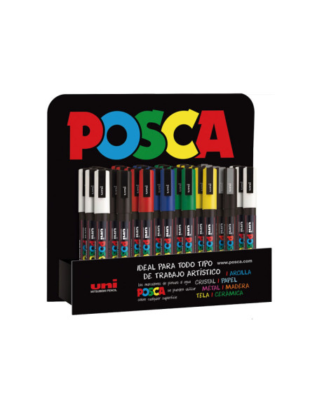 EXPOSITOR POSCA 36 ROTULADORES PC-3M
