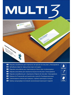CAJA 500h ETIQUETAS MULTI3 105x37mm