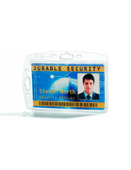 PACK 10 IDENTIFICADORES DURABLE RÍGIDOS 85x54mm