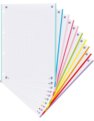 RECAMBIO 160h OXFORD 5x5 10 COLORES VIVOS