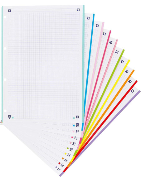 RECAMBIO 160h OXFORD 5x5 10 COLORES VIVOS