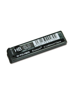 ESTUCHE 12 MINAS DE GRAFITO BISMARK 09mm