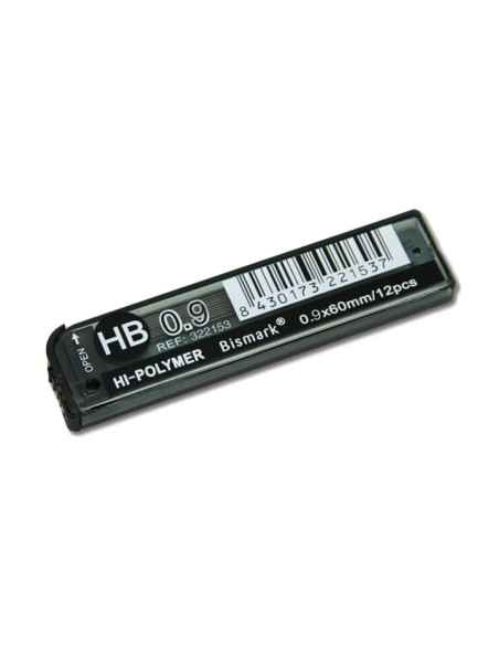 ESTUCHE 12 MINAS DE GRAFITO BISMARK 09mm