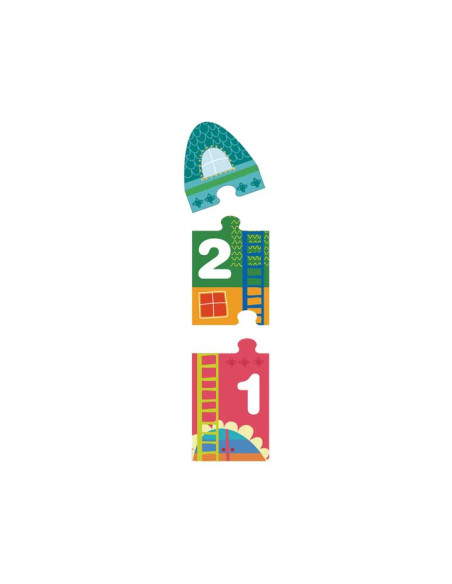 PUZLE EDUCATIVO APLI KIDS 30 PIEZAS CASITA 123