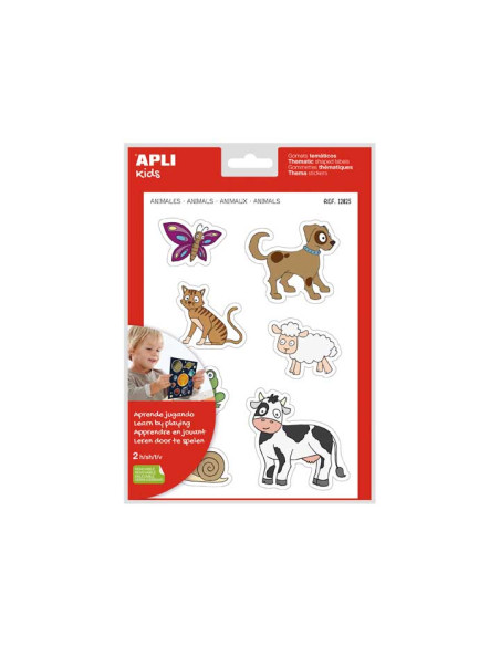 BLÍSTER 2h MAXI GOMETS APLI TEMÁTICOS ANIMALES