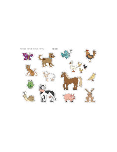 BLÍSTER 2h MAXI GOMETS APLI TEMÁTICOS ANIMALES 2