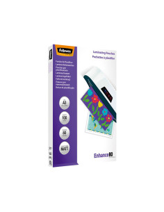 PACK 100 FUNDAS DE PLASTIFICAR FELLOWES MATE A3 80 MICRAS