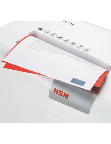 DESTRUCTORA HSM SHREDSTAR X15 4x37mm P4