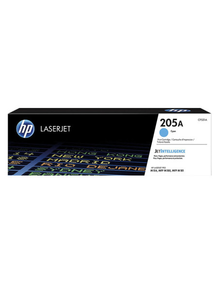 TONER HP N 205A CF531A LASERJET PRO M154AM154NW MFP-M180NM180NWM181FW CIAN 1100 PÁG
