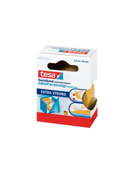 CINTA DOBLE CARA TESA  MANUALIDADES 275m x 38mm