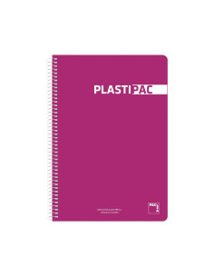 CUADERNO PACSA PLASTIPAC F 80h 5x5 CON MARGEN 2