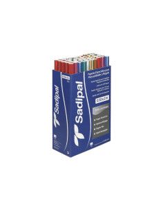 EXPOSITOR 50 ROLLOS PAPEL ALUMINIO SADIPAL 05x2m