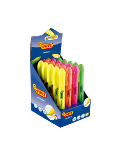 JOVI MARCADOR FLUORESCENTE JOVI!NEON DE GEL EN STICK 140MM CSURTIDOS EXPOSITOR 20 UD