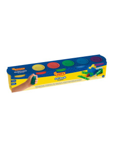 JOVI PLASTILINA BOTE 110GR SOFT DOUGH BLANDIVER COLORES SURTIDOS ESTUCHE 5 UD