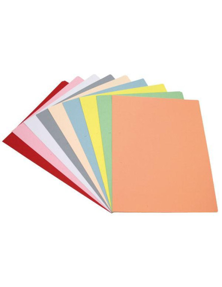 CAJA 50 SUBCARPETAS GRAFOPLAS 180gr COLOR PASTEL
