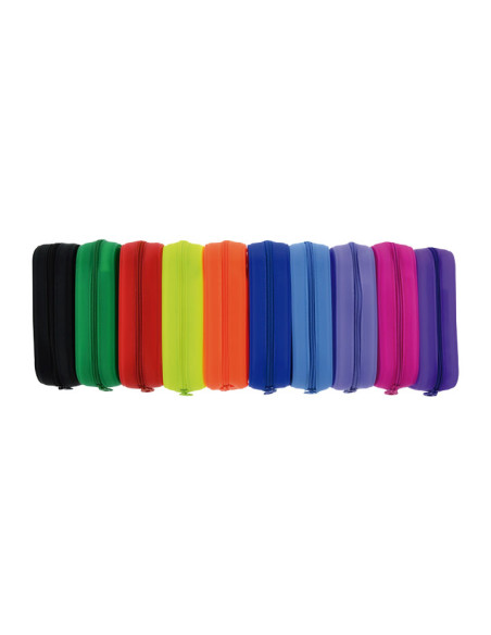 ESTUCHE PORTATODO SILICONA OFFICE BOX COLORLINE RECTANGULAR