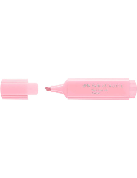 MARCADOR FLUOR FABER-CASTELL TEXTLINER 1546 PASTEL ROSA SUAVE