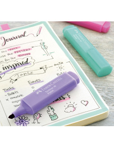 MARCADOR FLUORESCENTE FABER CASTELL TEXTLINER 1546 PASTEL 2