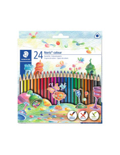 ESTUCHE 24 LÁPICES DE COLORES STAEDTLER NORIS COLOUR 187