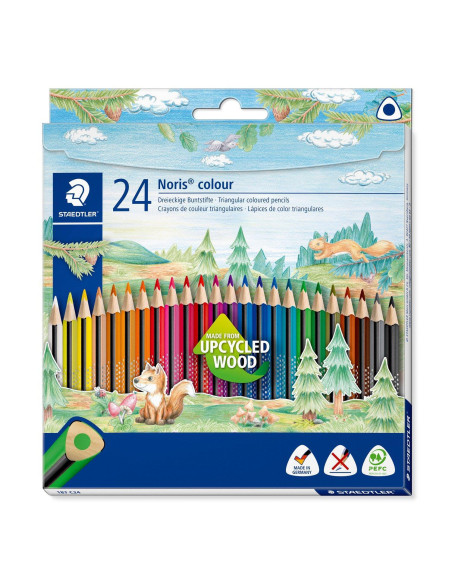 ESTUCHE 24 LÁPICES DE COLORES STAEDTLER NORIS COLOUR 187