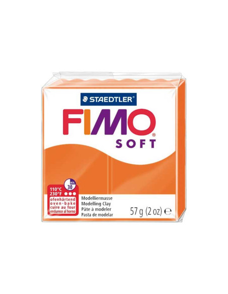 PASTA MODELAR FIMO SOFT NARANJA 57 GR