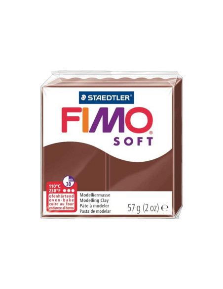 PASTA MODELAR FIMO SOFT CHOCOLATE 57 GR