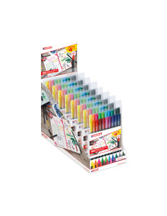 EXPOSITOR 8 ESTUCHES 164 ROTULADORES EDDING 1200