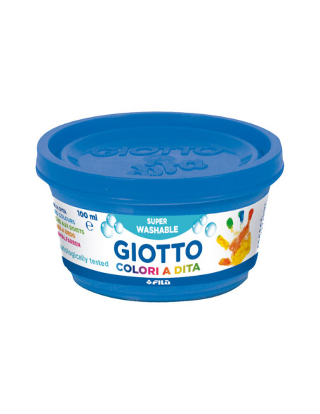 GIOTTO PINTURA DE DEDOS DE 100 ML COLORES ESTUCHE DE 6 BOTES