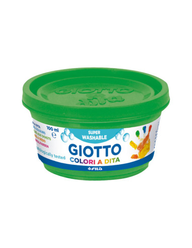 GIOTTO PINTURA DE DEDOS DE 100 ML COLORES ESTUCHE DE 6 BOTES