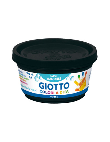 GIOTTO PINTURA DE DEDOS DE 100 ML COLORES ESTUCHE DE 6 BOTES