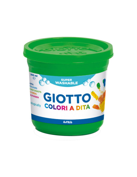 ESTUCHE 6 BOTES PINTURA DE DEDOS GIOTTO 200ml