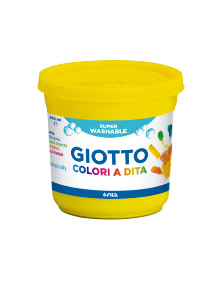 ESTUCHE 6 BOTES PINTURA DE DEDOS GIOTTO 200ml