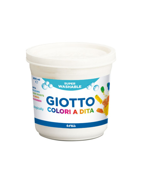ESTUCHE 6 BOTES PINTURA DE DEDOS GIOTTO 200ml