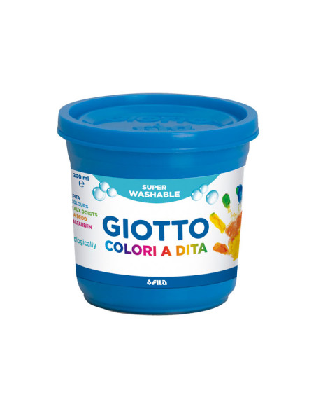 ESTUCHE 6 BOTES PINTURA DE DEDOS GIOTTO 200ml