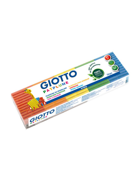 PLASTILINA PATPLUME 50GR CAJA DE 10 SURTIDAS
