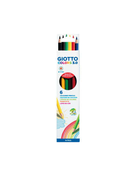 ESTUCHE 6 LÁPICES GIOTTO COLORS 30