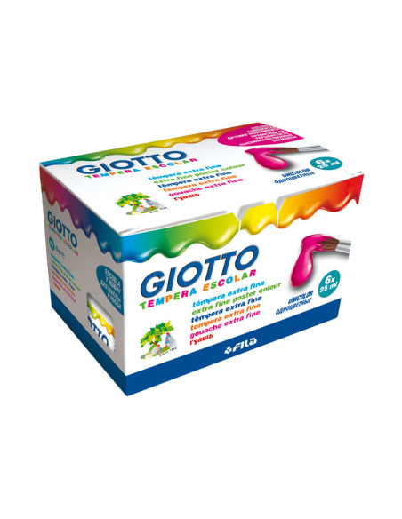 BOTE TÉMPERA ESCOLAR GIOTTO 25ml