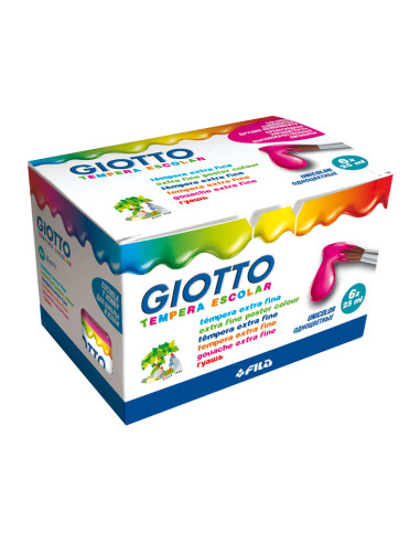 BOTE TÉMPERA ESCOLAR GIOTTO 25ml
