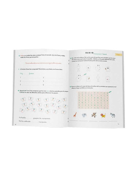 CUADERNO RUBIO DE VACACIONES 3 INFANTIL A4