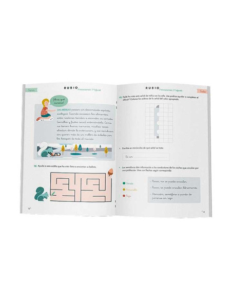CUADERNO RUBIO DE VACACIONES 3 INFANTIL A4