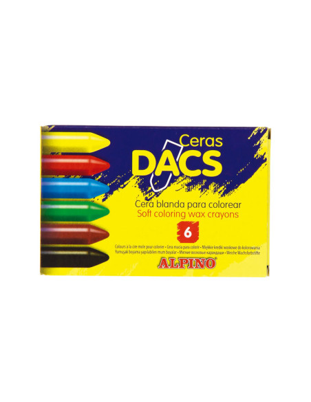 ESTUCHE 6 CERAS DACS ALPINO