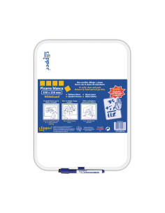 ALPINO PIZARRA BLANCA GRANDE 35X25CM CON ROTULADOR BLISTER