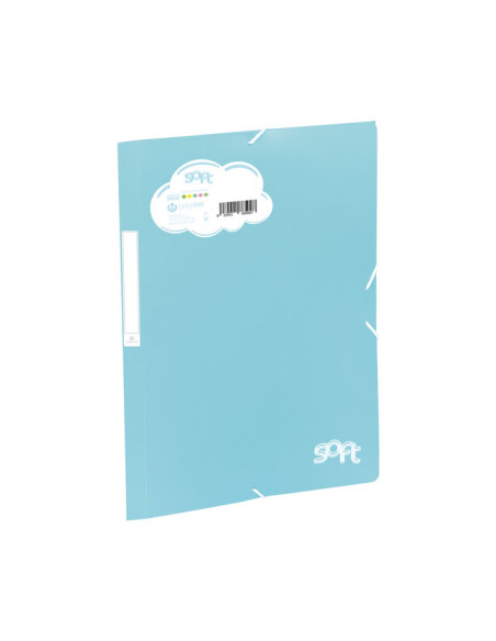 CARCHIVO CARPETA SOLAPAS FOLIO CGOMAS PP SOFT AZUL PASTEL
